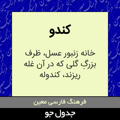 تصویری از کندو