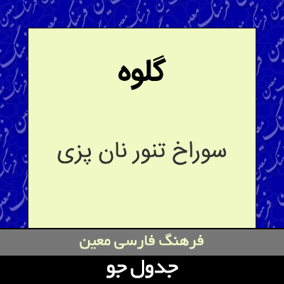 تصویری از گلوه