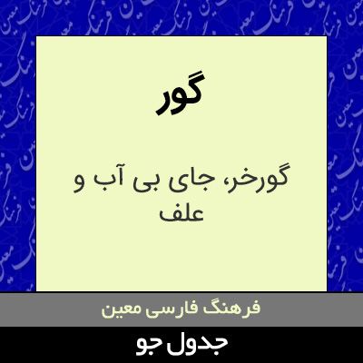 تصویری از گور