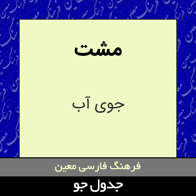 تصویری از مشت