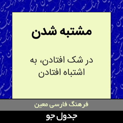 تصویری از مشتبه شدن