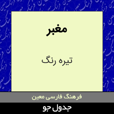 تصویری از مغبر