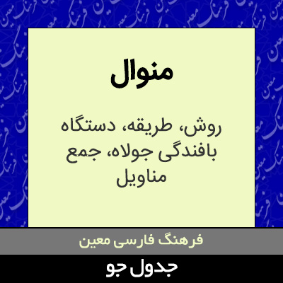 تصویری از منوال