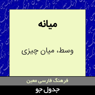 تصویری از میانه