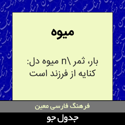 تصویری از میوه