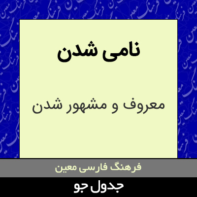 تصویری از نامی شدن