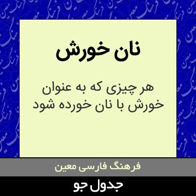 تصویری از نان خورش