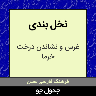 تصویری از نخل بندی