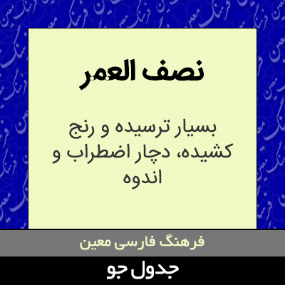 تصویری از نصف العمر