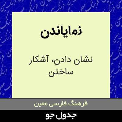 تصویری از نمایاندن