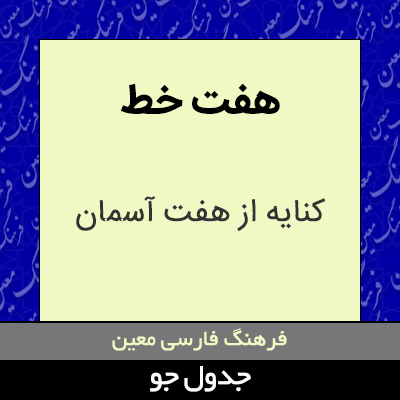 تصویری از هفت خط