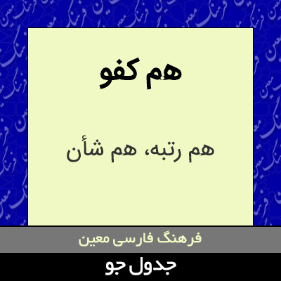 تصویری از هم کفو