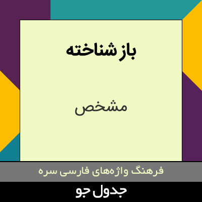 تصویری از باز شناخته