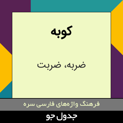 تصویری از کوبه