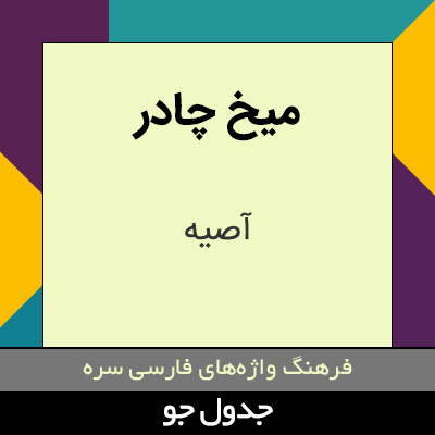 تصویری از میخ چادر