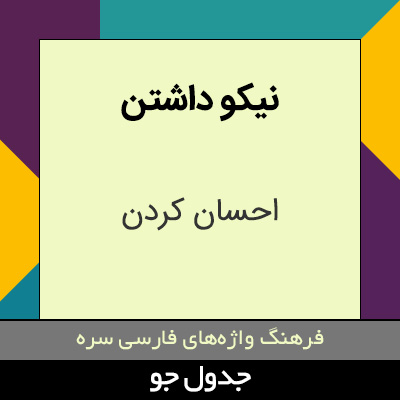 تصویری از نیکو داشتن