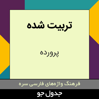 تصویری از تربیت شده