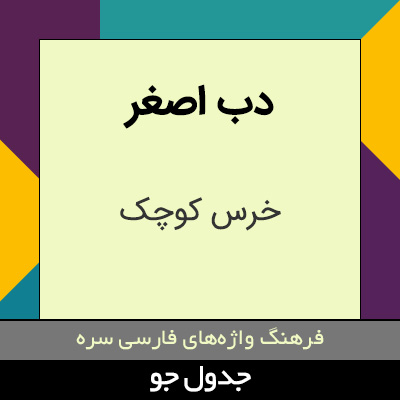 تصویری از دب اصغر