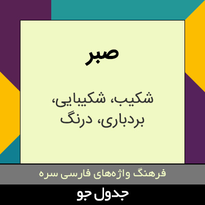 تصویری از صبر